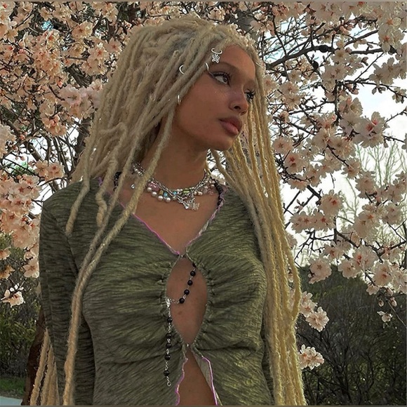 NWT (S) Green Sexy Crop Top Vintage Trendy Cami Shirt Streetwear - Picture 2 of 6